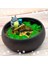 Minyatür Küçük Totoro Seti Bambu Raft Balıkçılığında Oturun, Ghibli Figürinleri Peri Bahçe Malzemeleri Teraryum Aksesuarları (Yurt Dışından) 1