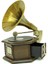 Dekoratif Metal Gramofon Kutu 4
