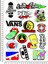 Vans Kaykay Mtv Nike Air Motorsiklet Kask Leptop Dolap Sticker Çıkartma 1