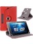 Vorcom S7 Classic 7" Dönerli Standlı Deri Tablet Kılıfı - Nano Cam Ekran Koruyucu 3