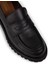 Deri Siyah Kadın Loafer Ayakkabı - 01903ZSYHE01 5