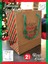 Kraft Karton Çanta Yılbaşı Desenli Hediye Paketi Çanta Poşet 2'li 22*22*11CM Happy New Year BASKILI-T878 1