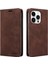 Iphone 15 Için Pro Max Koruyucu Pu Deri Manyetik Folio Cüzdan Telefon Kılıfı (Yurt Dışından) 1