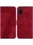Samsung Galaxy Phone Kart Yuvası Fonksiyonu Için Cüzdan Flip Folio Pu Telefon Kılıfı (Yurt Dışından) 1