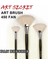 Size8 1pc Tarzı Artsecret 450FA Yüksek Dereceli Boya Sanatçısı Fırça Kıl Saç Nikel Pirinç Yüksük Ahşap Saplı Yağ Akrilik Sanat Malzemeleri (Yurt Dışından) 2