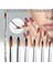 No.4 Tarzı Nail Art Fırça Akrilik Uv Jel Glitter Çizim Boyama Fırçaları Kristal Saplı Naylon Saç Oyma Çiçek Kalemleri Nail Art Kaynağı (Yurt Dışından) 3