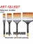 No.4 Tarzı Artsecret 3280F Çok Fonksiyonlu Suluboya Akrilik Sanat Boyama Fırçası Kore Ithalat Sentetik Saç Pirinç Yüksük Ahşap Saplı (Yurt Dışından) 2