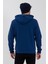 Erkek Baskılı 3 Iplik Sweatshirt Indigo 4