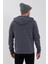 Age Of State Nakışlı 3 Iplik Sweatshirt Antrasit 5