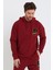 Erkek 3 Iplik Sweatshirt Bordo 1