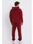 Erkek 3 Iplik Sweatshirt Bordo 3