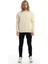Erkek Bisiklet Yaka Karyoka Dikişli Sweatshirt Krem 4