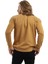 Erkek Bisiklet Yaka Karyoka Dikişli Sweatshirt Kahverengi 5