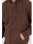 Age Of State Nakışlı 3 Iplik Sweatshirt Kahverengi 3