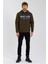 Erkek Baskılı 3 Iplik Sweatshirt Haki 4