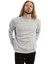 Erkek Bisiklet Yaka Karyoka Dikişli Sweatshirt Gri 3