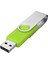 Flash Sürücü USB 2.0 Veri Gezgini Pendrive Thumb Drive Kalem Sürücü Döner Tasarım 128MB 1'li Paket, Green (Yurt Dışından) 2