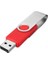 Flash Sürücü USB 2.0 Veri Gezgini Pendrive Thumb Drive Kalem Sürücü Döner Tasarım 256MB 20'li Paket, Red (Yurt Dışından) 1