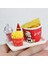 Mor Tarzı Ale Oyna Pretend Minyatür Dollhouse Mini Hamburger Patates Kızartması Fast Food Bjd Barbies Için Bebek Mutfak Aksesuarları Oyuncak (Yurt Dışından) 3