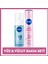 Pearl & Beauty Kadın Deodorant Sprey 150ml ve Yüz Temizleme Köpüğü Normal ve Karma Ciltler 150ml 1