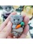 KK15 Stili Mulation Orman Hayvanı Bebek Peluş Bebek Oyuncak Tavşan Aile Dollhouse Figürleri Koleksiyon Oyuncak 4.5cm 1:12 Mobilya Seti Hediye (Yurt Dışından) 3