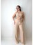 Keten Crop Pantolon Takım 2