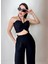 Keten Crop Pantolon Takım 1