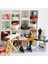 Turuncu Tarzı 1:12 Ölçekli Minyatür Dollhouse Dikiş Makinesi Mini Ev Ütü Masası Çalışma Kutusu Terzi Dükkanı Mobilya Dekorasyon Aksesuarları (Yurt Dışından) 2