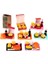 E Stili M Minyatür Dollhouse Hamburger Kola Fincan Blyth Barbies Için Fast Food Bebek Evi Oyun Mutfak Dondurma Aksesuarları Oyuncak (Yurt Dışından) 4