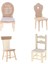Resim Stili Olarak Bebekler Minyatür Mobilya Dollhouse Dekor Için Ahşap Boyasız Yemek Sandalyesi (Yurt Dışından) 4