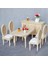 Resim Stili Olarak Bebekler Minyatür Mobilya Dollhouse Dekor Için Ahşap Boyasız Yemek Sandalyesi (Yurt Dışından) 5