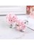 Kırmızı Stil Dollhouse Minyatür Pembe Gül Cam Şişe Çiçek Aranjmanı Ev Dekorasyonu Bebek Evi Mobilya Oyuncaklar (Yurt Dışından) 2