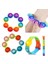 Muticolor Mavi 20CM Stili Gökkuşağı Giyilebilir Itme Kabarcık Bilezik Duyusal Fidget Oyuncak Çocuk Yetişkin Anti-Stres Rahatlatmak Bilezik Oyuncak (Yurt Dışından) 2