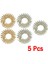 Açık Sarı Stil Spikey Fidget Oyuncaklar Akupunktur Stres Giderici Set Sessiz Metal Antistres Parmak Yüzük Yetişkinler Çocuklar Duyusal Masa Oyunları (Yurt Dışından) 1