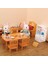 B12 Stili Dıy Miniatura Dollhouse Mobilya Orman Hayvan Aile Villa Bebek Bebekler Oyuncak Bebek Evi Çocuklar Için Mini Yatak Odası Takımı Hediyeler (Yurt Dışından) 2