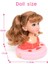 MY338-3 Hediye Stili ile Çocuklar Moda Oyuncak Çocuk Makyaj Pretend Playset Şekillendirici Kafa Bebek Saç Güzellik Oyunu Saç Kurutma Makinesi ile Kızlar Için Doğum Günü Hediyesi (Yurt Dışından) 5