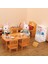 G01 Stili Orman Hayvan Aile Villa 1:12 Bebekler Için Mobilya Oyuncak Orman Ev Mini Yatak Odası Takımı Dıy Miniatura Dollhouse Mobilya Çocuklar Için (Yurt Dışından) 5