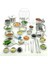 2 Aromalı Tabak Stili Espeotainless Steel Çocuk Evi Mutfak Oyuncakları Pişirme Tencere Çocuklar Mutfak Playset Oynar Rol Yapıyor - Gümüş Figürler (Yurt Dışından) 2