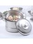 Erişte Araçları Tarzı Espeotainless Steel Çocuk Evi Mutfak Oyuncakları Pişirme Tencere Çocuklar Mutfak Playset Oynar Rol Yapıyor - Gümüş Figürler (Yurt Dışından) 4