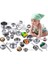 Erişte Araçları Tarzı Espeotainless Steel Çocuk Evi Mutfak Oyuncakları Pişirme Tencere Çocuklar Mutfak Playset Oynar Rol Yapıyor - Gümüş Figürler (Yurt Dışından) 5
