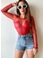 Kadın Suni Deri Bodysuit 1