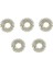 5 Gümüş Tarzı Lot Anti-Stres Basınç Tahliye Parmak Masajı Fidget Bahar Yüzükler Yetişkin Çocuklar Için Oyuncaklar (Yurt Dışından) 1