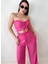Keten Crop Pantolon Takım 1