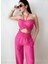 Keten Crop Pantolon Takım 3