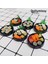 2 Adet Dollhouse Minyatür Gıda Janpanese Sushi Rice Gıda Pretend Dollhouse Dollhouse Dekor Blyth Barbies Için Bjd Bebek Mutfak Oyuncak (Yurt Dışından) 1