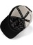 Black Börk Blackbörk V1 Baseball Wake Up - 2 Kod Logolu Unisex Bej-Siyah Siperli Şapka (Cap) 3