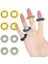 5 Yeşil Stil Lot Anti-Stres Basınç Tahliye Parmak Masajı Fidget Bahar Yüzükler Yetişkin Çocuklar Için Oyuncaklar (Yurt Dışından) 3