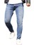 S 1000-638 Erkek Denim Tom Lazer Tırnaklı Slim Likralı Kot Pantolon - Mavi - ST00229-MAVI-34 3