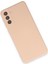 Samsung Galaxy S21 Plus Kılıf Nano Içi Kadife Silikon - Pudra 300099 3