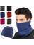 Kırmızı Stil 3 1 Kış Sporları Termal Polar Polar Unisex Kadın Erkek Eşarp Boyun Isıtıcı Yüz Maskesi Bere Şapka Erkekler Kış Sıcak Tüp Eşarp (Yurt Dışından) 3